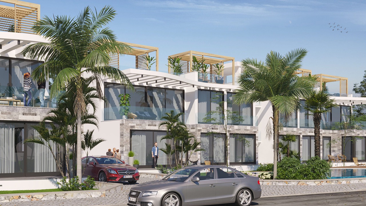 Villa AELITA Residence Esentepe, Kyrenia Nordzypern - Villa mit Pool kaufen Immobilien Investment