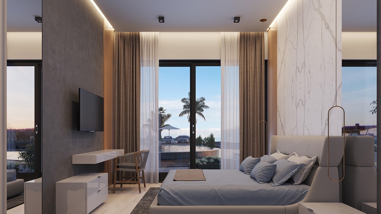 Villa AELITA Residence Esentepe, Kyrenia Nordzypern - Villa mit Pool kaufen Immobilien Investment