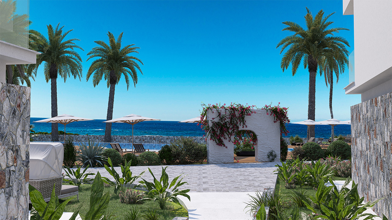 Penthouse Akanthou Resort Tatlisu Nordzypern - Rentabel Vermietung Nordzypern Immobilien Investment