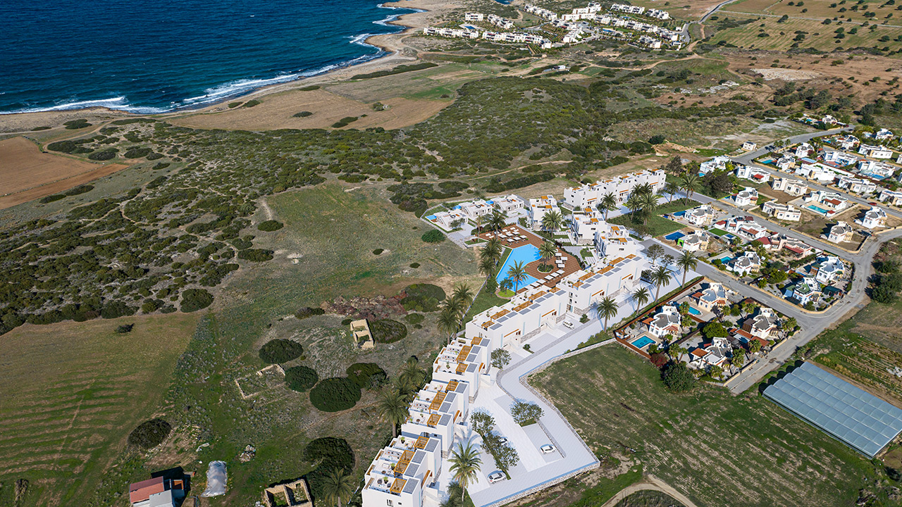 Penthouse Akanthou Resort Tatlisu Nordzypern - Villa mit Pool kaufen Immobilien Investment