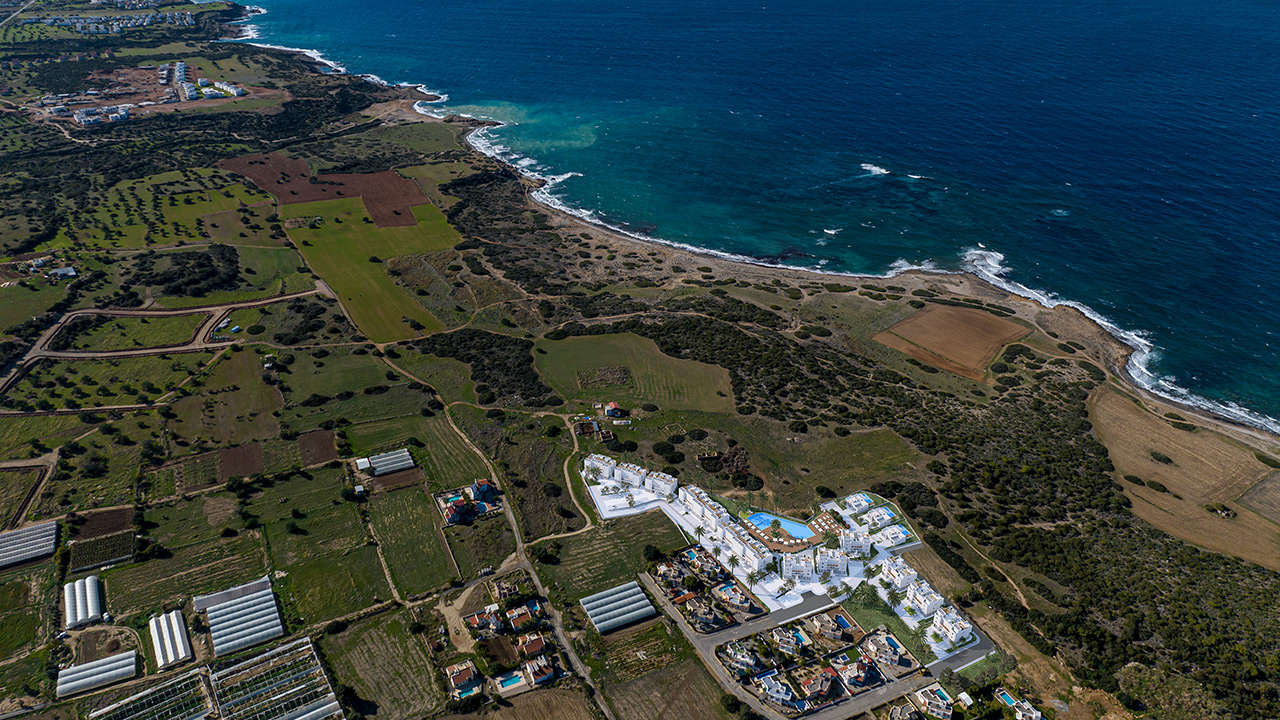 Penthouse Akanthou Resort Tatlisu Nordzypern - Strandnah Wohnung Zypern Immobilien Investment