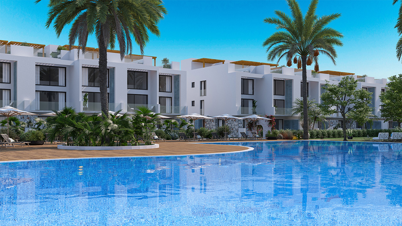 Penthouse Akanthou Resort Tatlisu Nordzypern - Rentabel Vermietung Nordzypern Immobilien Investment