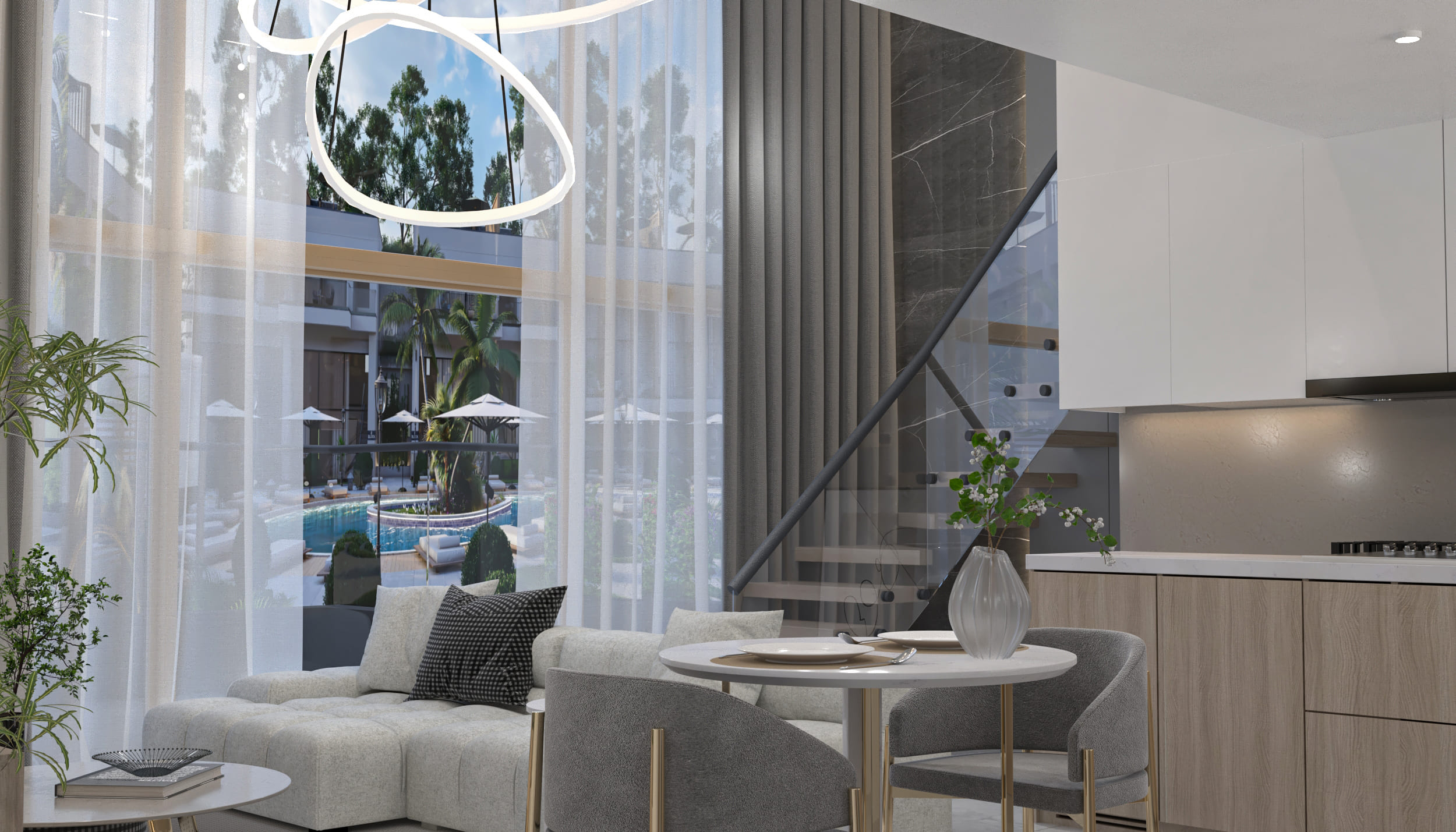 Apartment Albatros View Iskele, Long Beach Nordzypern - Meerblick Apartment Mittelmeer Immobilien Investment