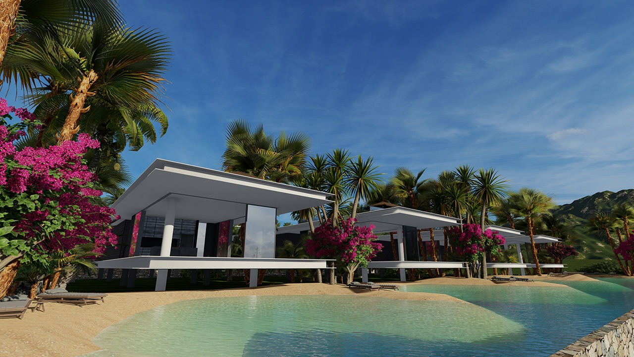 Resort Aloha Beach Resort Tatlısu Nordzypern - Meerblick Apartment Mittelmeer Immobilien Investment