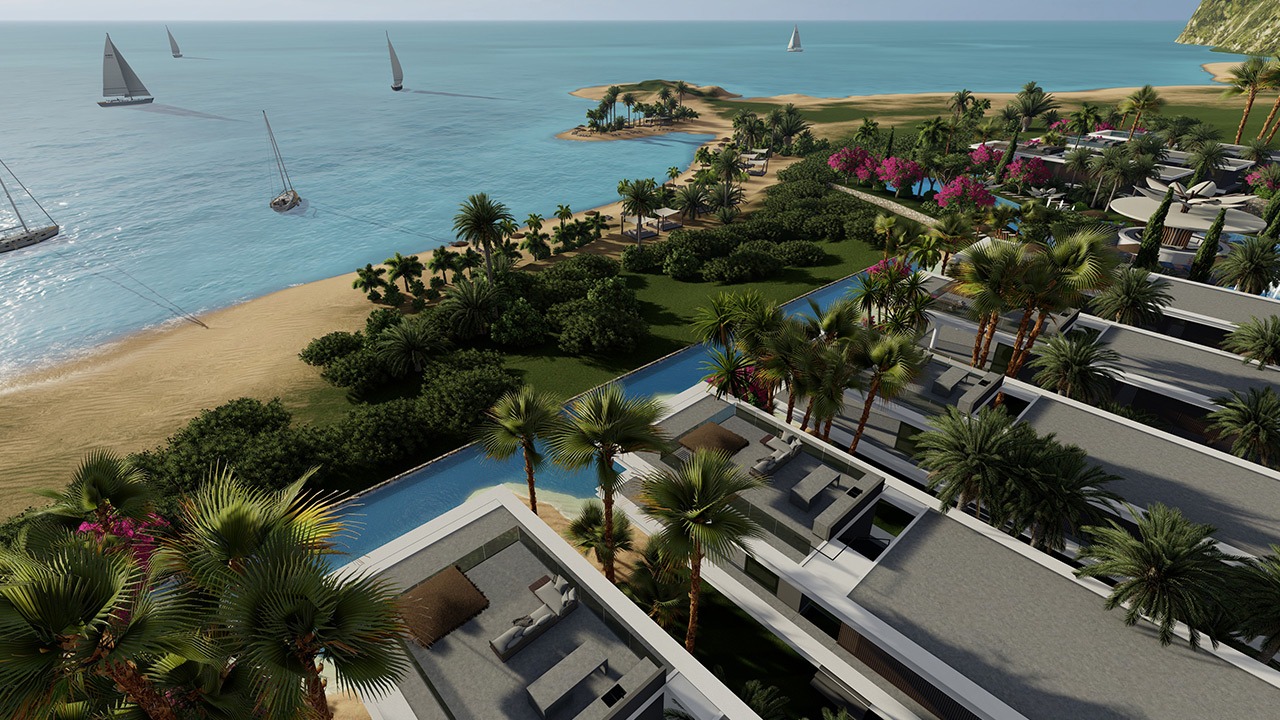 Resort Aloha Beach Resort Tatlısu Nordzypern - Strandnah Wohnung Zypern Immobilien Investment