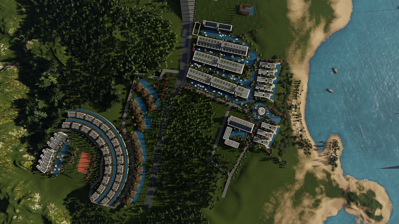 Resort Aloha Beach Resort Tatlısu Nordzypern - Meerblick Apartment Mittelmeer Immobilien Investment