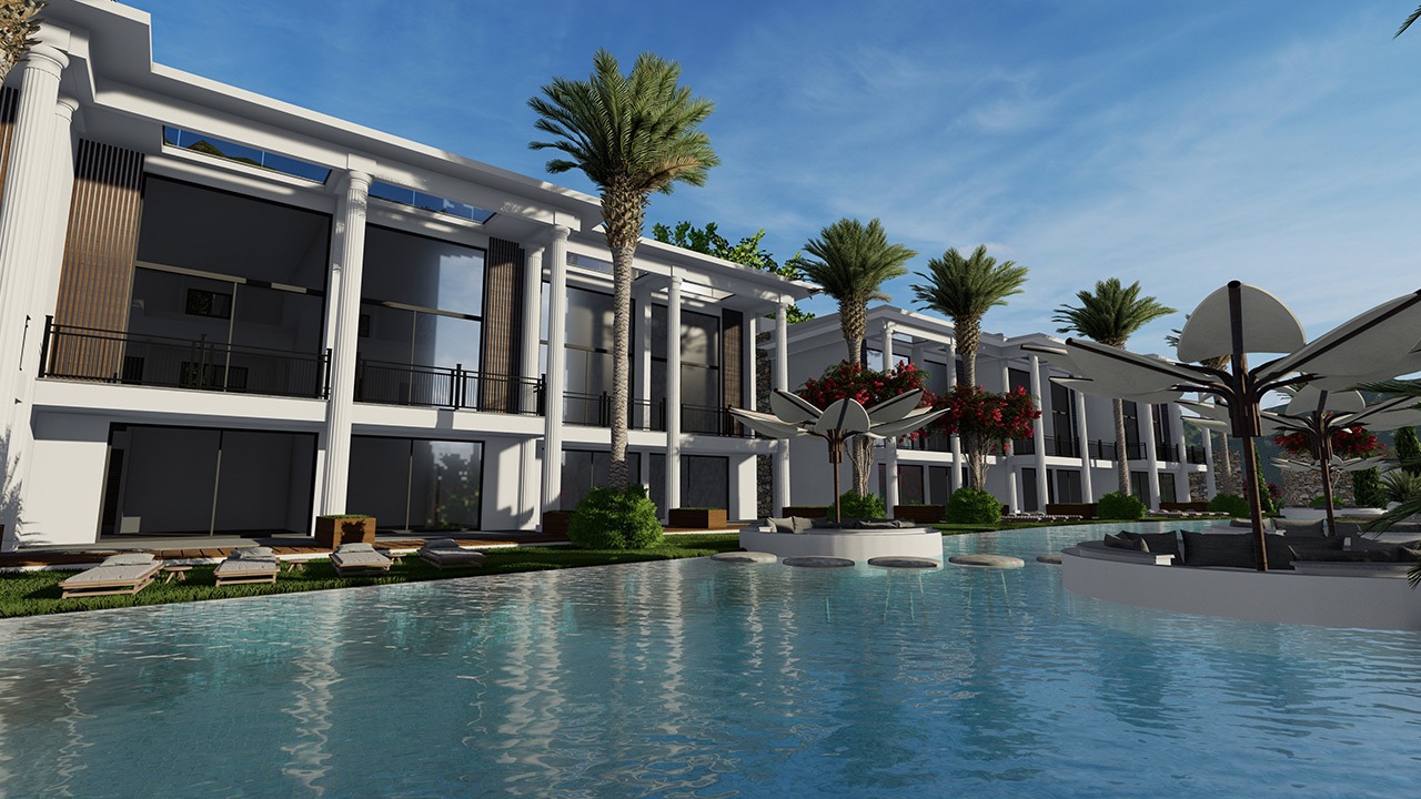 Resort Aloha Beach Resort Tatlısu Nordzypern - Ferienhaus Kapitalanlage Immobilien Investment