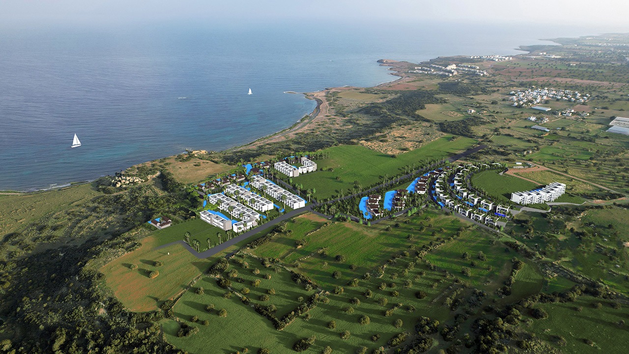 Resort Aloha Beach Resort Tatlısu Nordzypern - Villa mit Pool kaufen Immobilien Investment