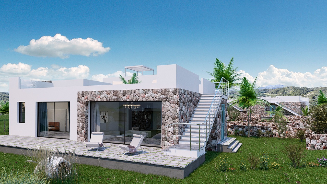 Villa Aqua West Güzelyurt Nordzypern - Meerblick Apartment Mittelmeer Immobilien Investment