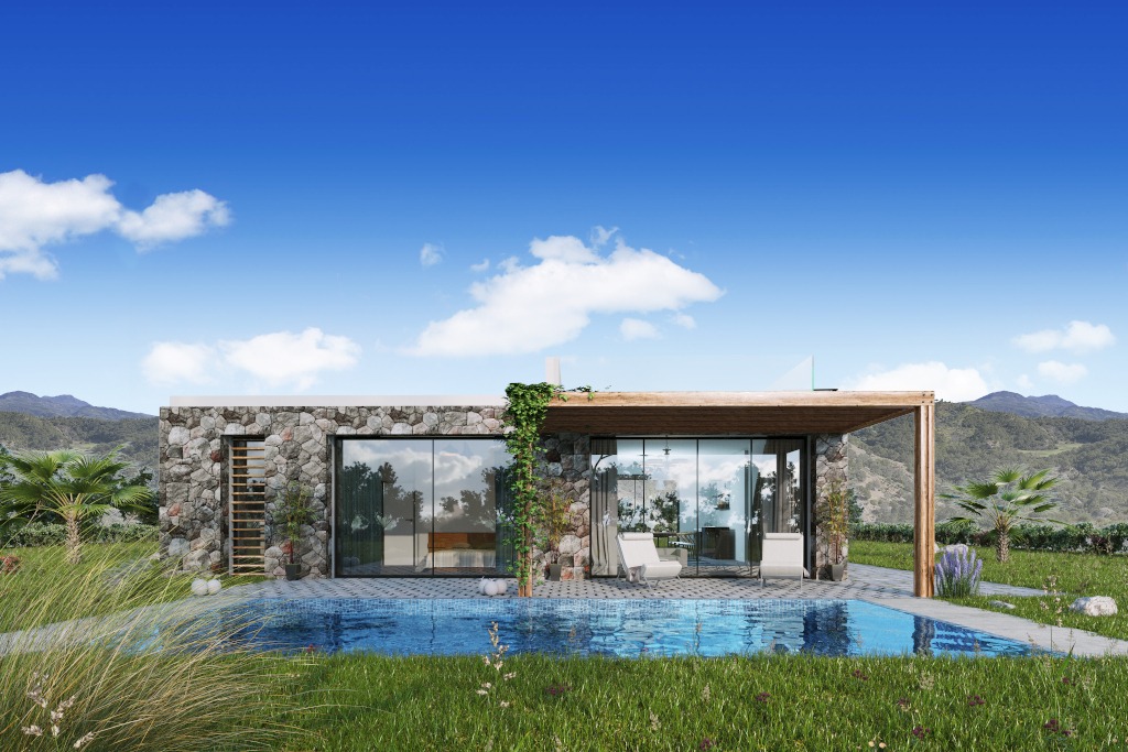 Villa Aqua West Güzelyurt Nordzypern - Villa mit Pool kaufen Immobilien Investment