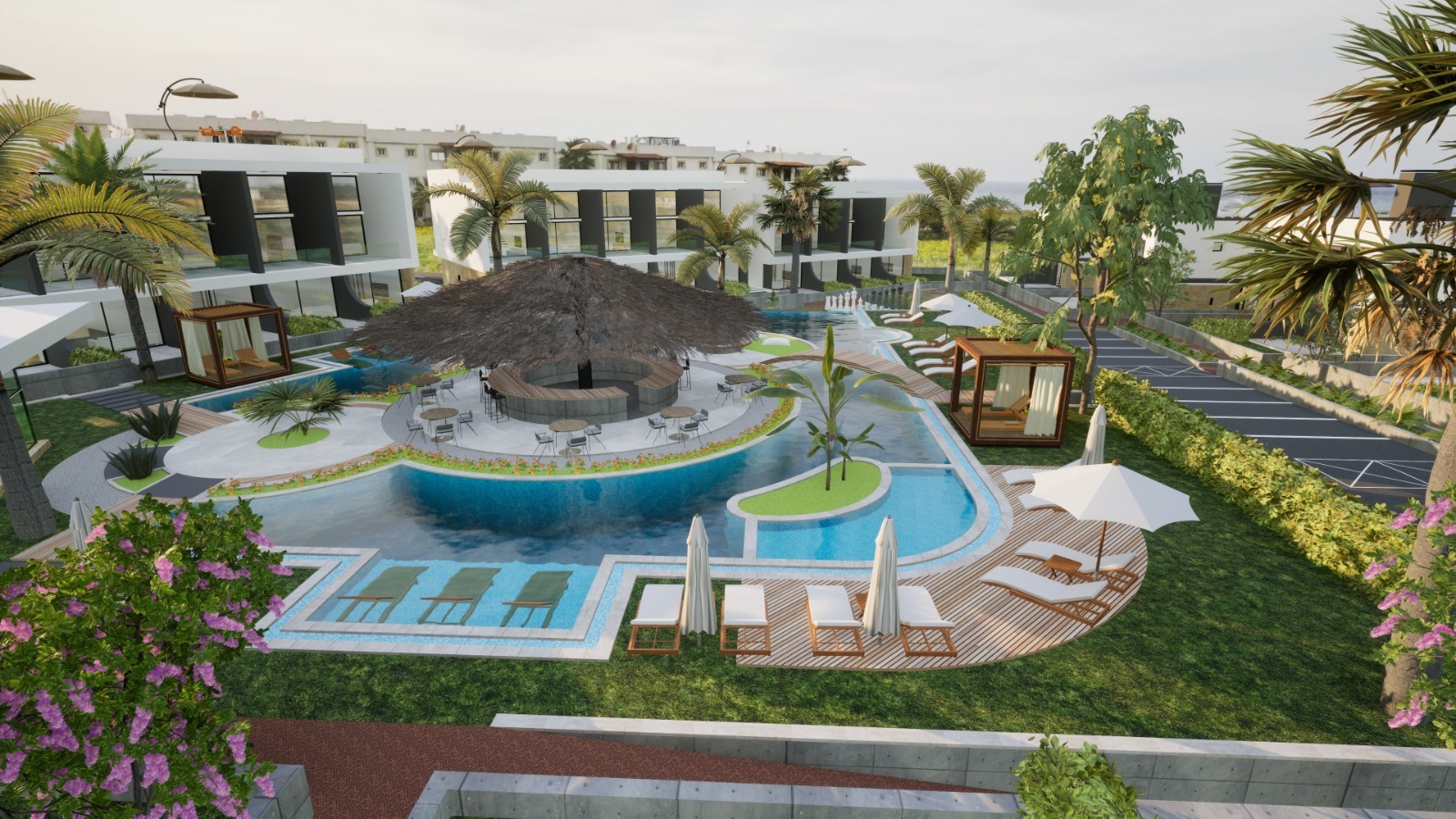 Villa Aurora Bay Tatlısu Nordzypern - Luxusimmobilie kaufen Nordzypern Immobilien Investment