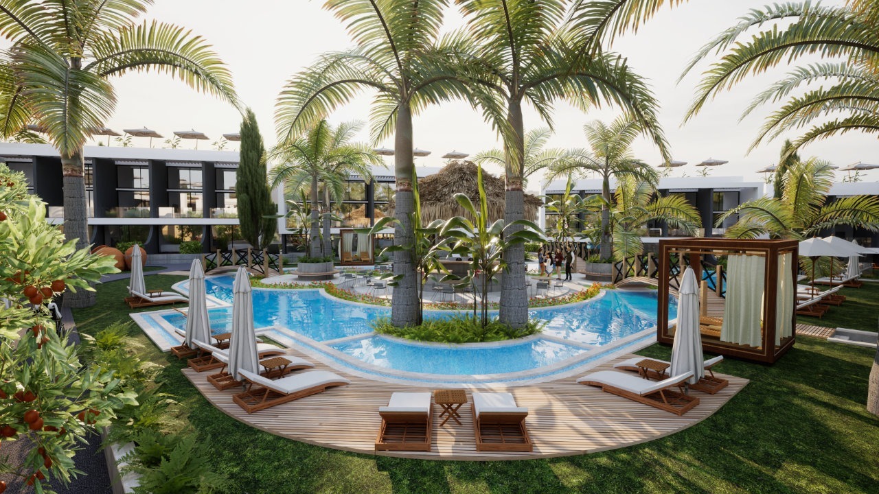 Villa Aurora Bay Tatlısu Nordzypern - Villa mit Pool kaufen Immobilien Investment