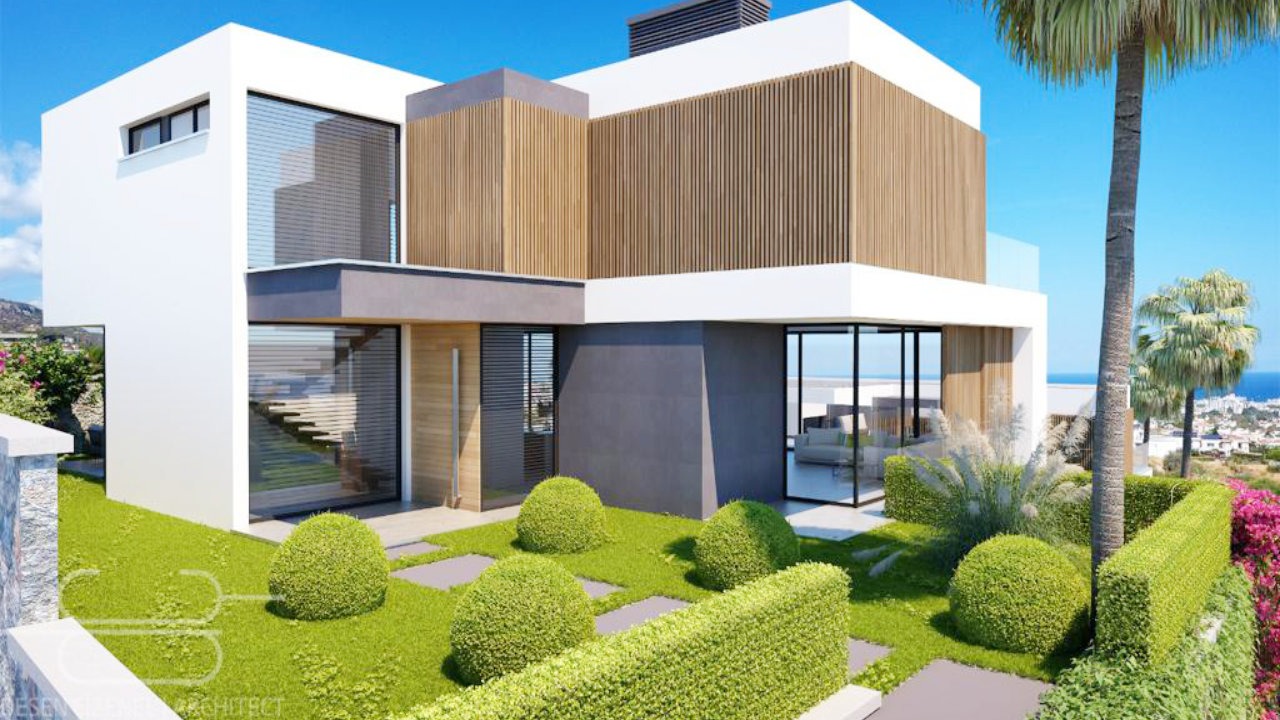 Villa Bella Hills Luxury Bellapais Nordzypern - Meerblick Apartment Mittelmeer Immobilien Investment