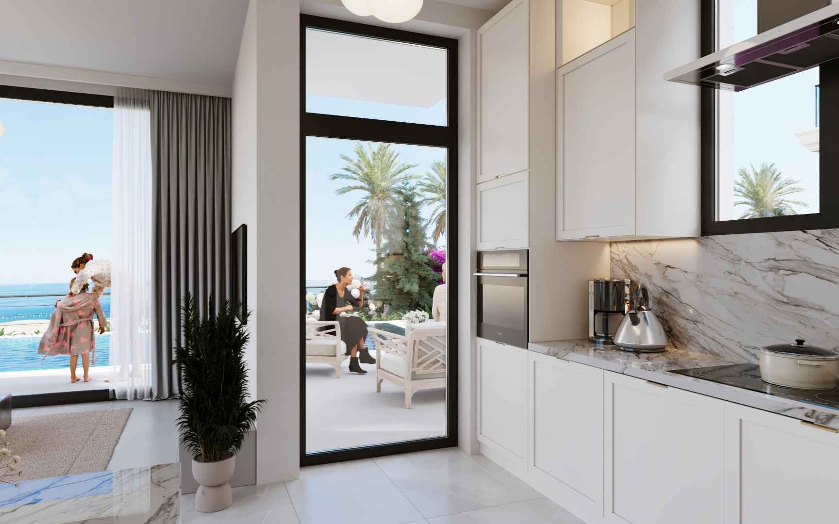 Villa Blue Vista Lapta Nordzypern - Strandnah Wohnung Zypern Immobilien Investment