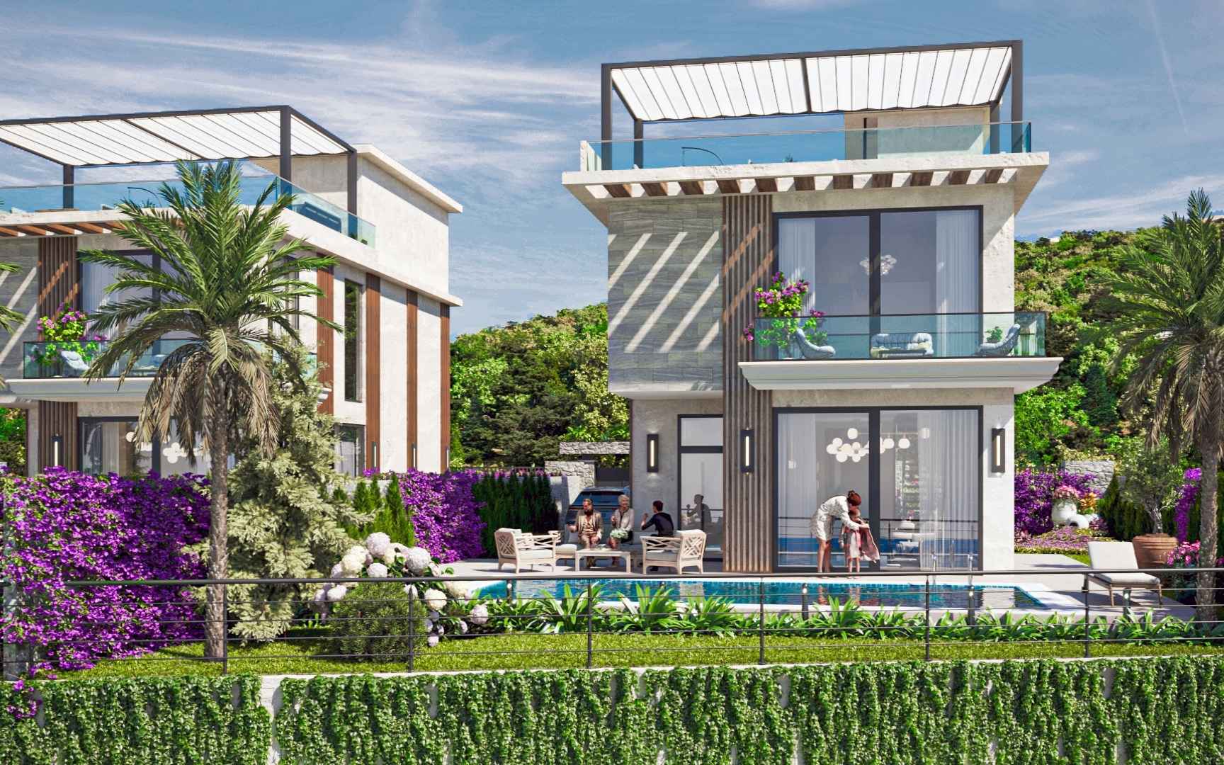 Villa Blue Vista Lapta Nordzypern - Villa mit Pool kaufen Immobilien Investment