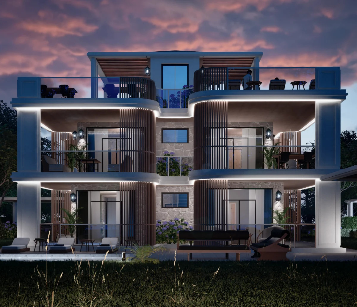 Villa Da Vinci Butterfly Tatlisu, Gazimagusa Nordzypern - Meerblick Apartment Mittelmeer Immobilien Investment