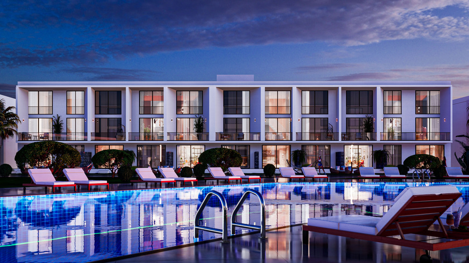 Apartment Courtyard Platinum Iskele Nordzypern - Villa mit Pool kaufen Immobilien Investment