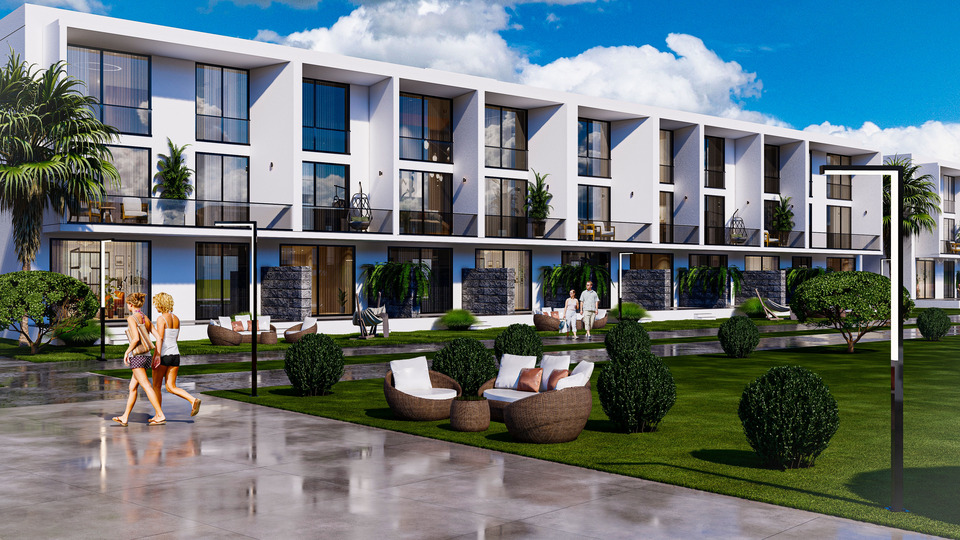 Apartment Courtyard Platinum Iskele Nordzypern - Luxusimmobilie kaufen Nordzypern Immobilien Investment