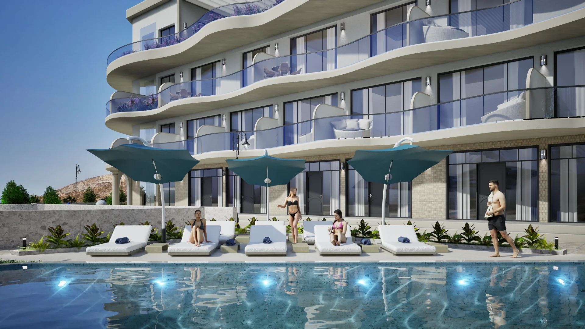 Da Vinci Fruit of Eden Lefke — Apartments in mediterraner Gartenanlage