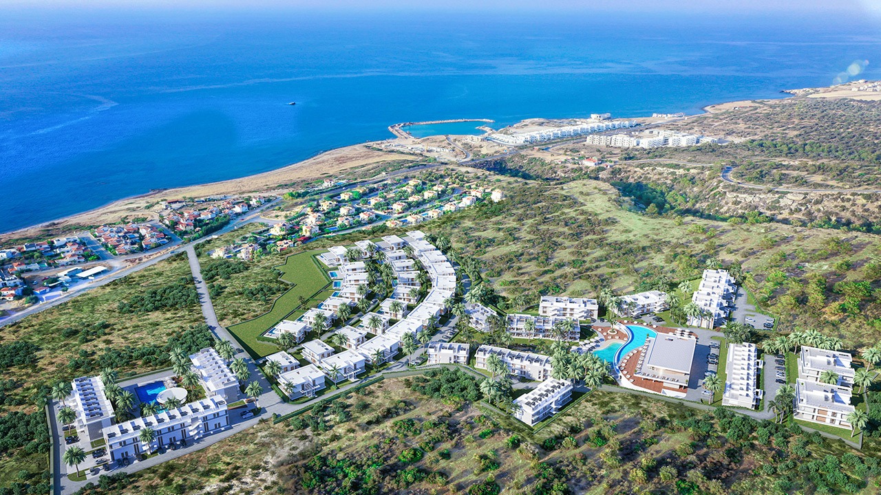 Apartment Golden Circle Village Esentepe Nordzypern - Villa mit Pool kaufen Immobilien Investment