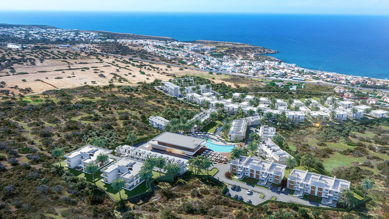 Apartment Golden Circle Village Esentepe Nordzypern - Strandnah Wohnung Zypern Immobilien Investment