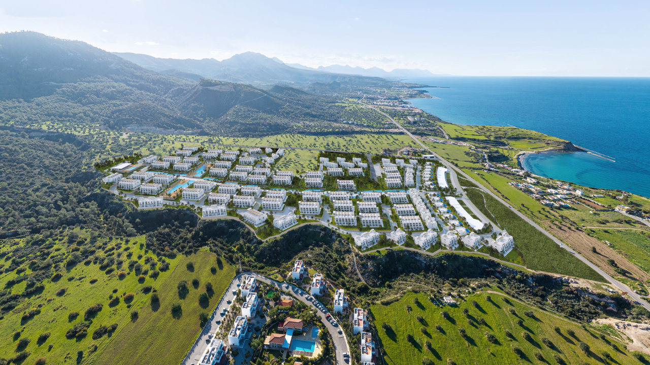 Bungalow Habitat Eco-Village Esentepe Nordzypern - Meerblick Apartment Mittelmeer Immobilien Investment