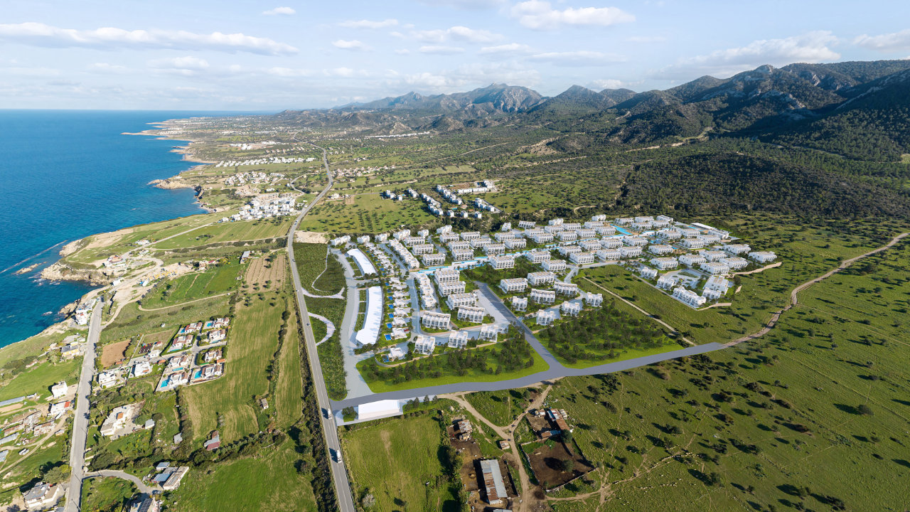 Bungalow Habitat Eco-Village Esentepe Nordzypern - Villa mit Pool kaufen Immobilien Investment