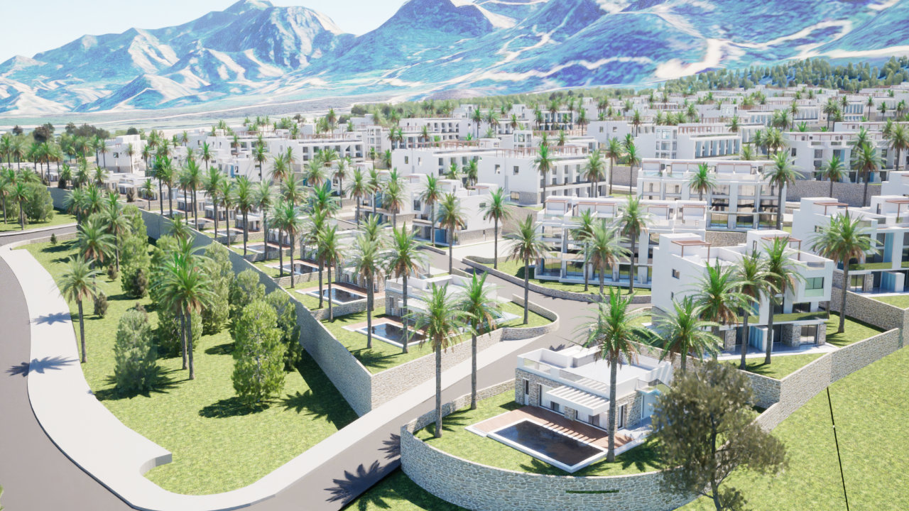 Bungalow Habitat Eco-Village Esentepe Nordzypern - Auslandsimmobilie Investment Immobilien Investment