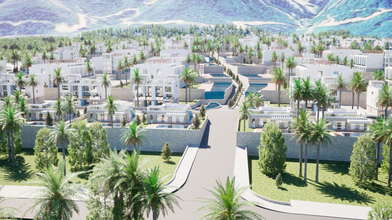 Bungalow Habitat Eco-Village Esentepe Nordzypern - Rentabel Vermietung Nordzypern Immobilien Investment