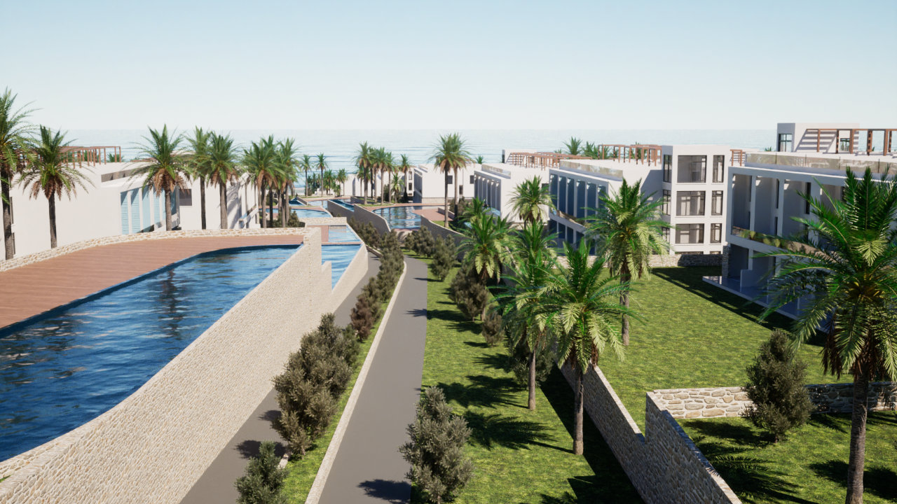 Bungalow Habitat Eco-Village Esentepe Nordzypern - Villa mit Pool kaufen Immobilien Investment