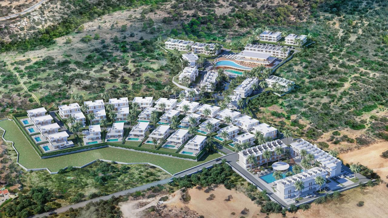 Apartment Hanging Gardens Village Esentepe Nordzypern - Rentabel Vermietung Nordzypern Immobilien Investment