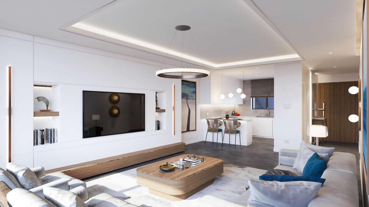 Apartment Hanging Gardens Village Esentepe Nordzypern - Meerblick Apartment Mittelmeer Immobilien Investment