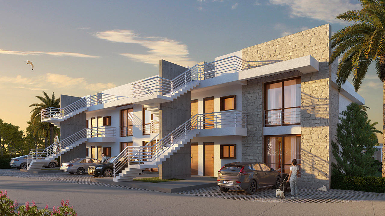 Bungalow Heavens Hill Village Esentepe Nordzypern - Villa mit Pool kaufen Immobilien Investment