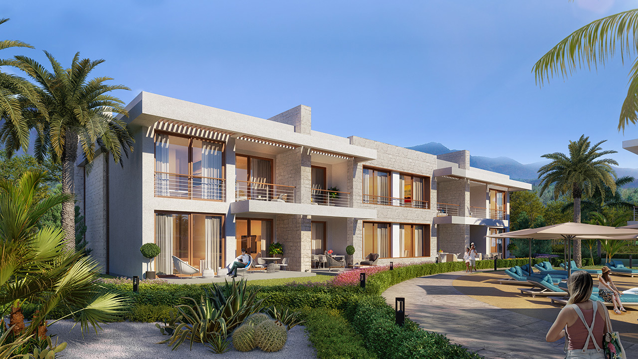 Bungalow Heavens Hill Village Esentepe Nordzypern - Strandnah Wohnung Zypern Immobilien Investment