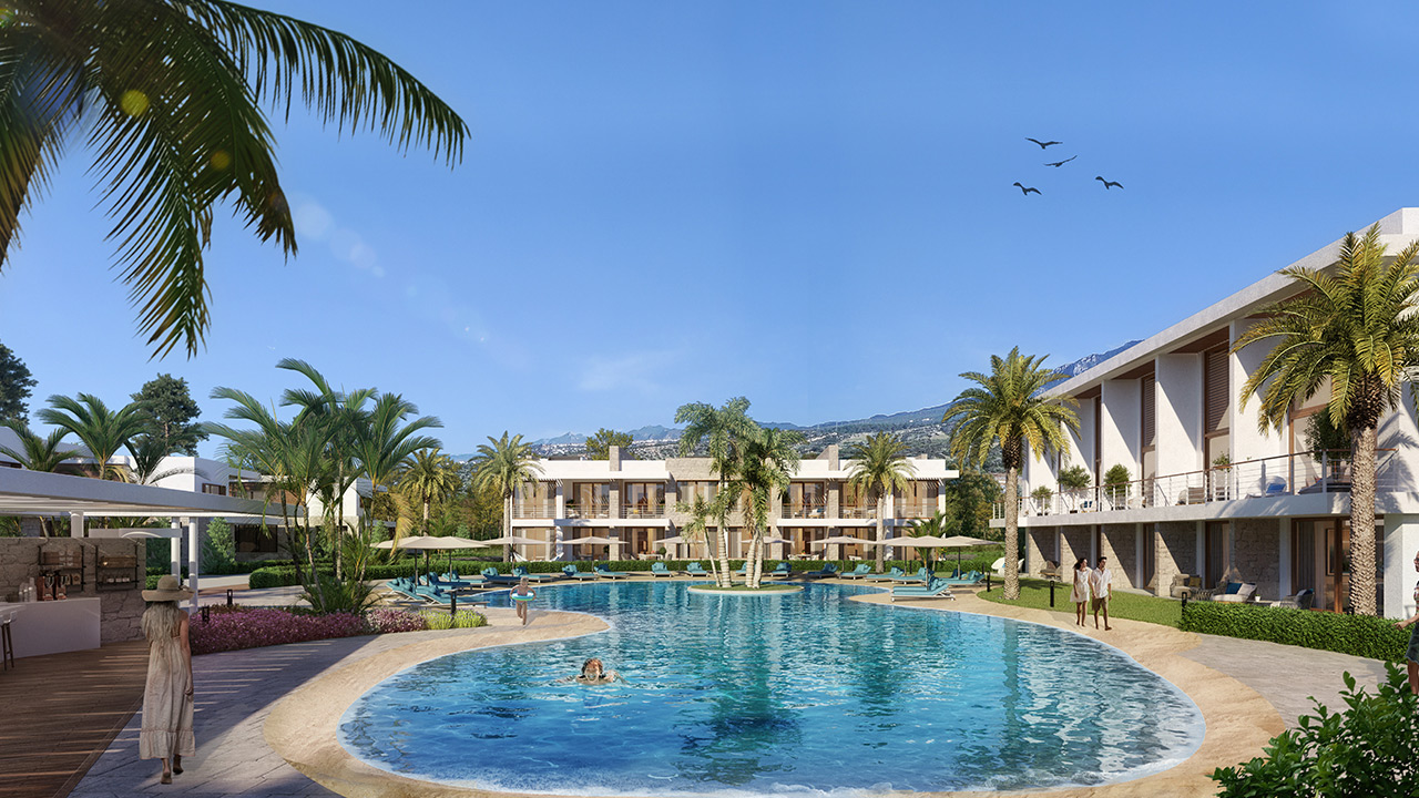 Bungalow Heavens Hill Village Esentepe Nordzypern - Investment Immobilien Zypern Immobilien Investment