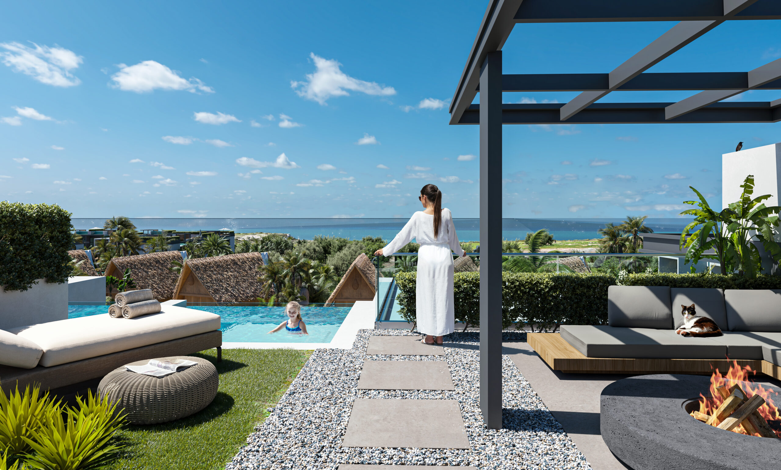 Apartment K-Islands Tatlısu Nordzypern - Rentabel Vermietung Nordzypern Immobilien Investment