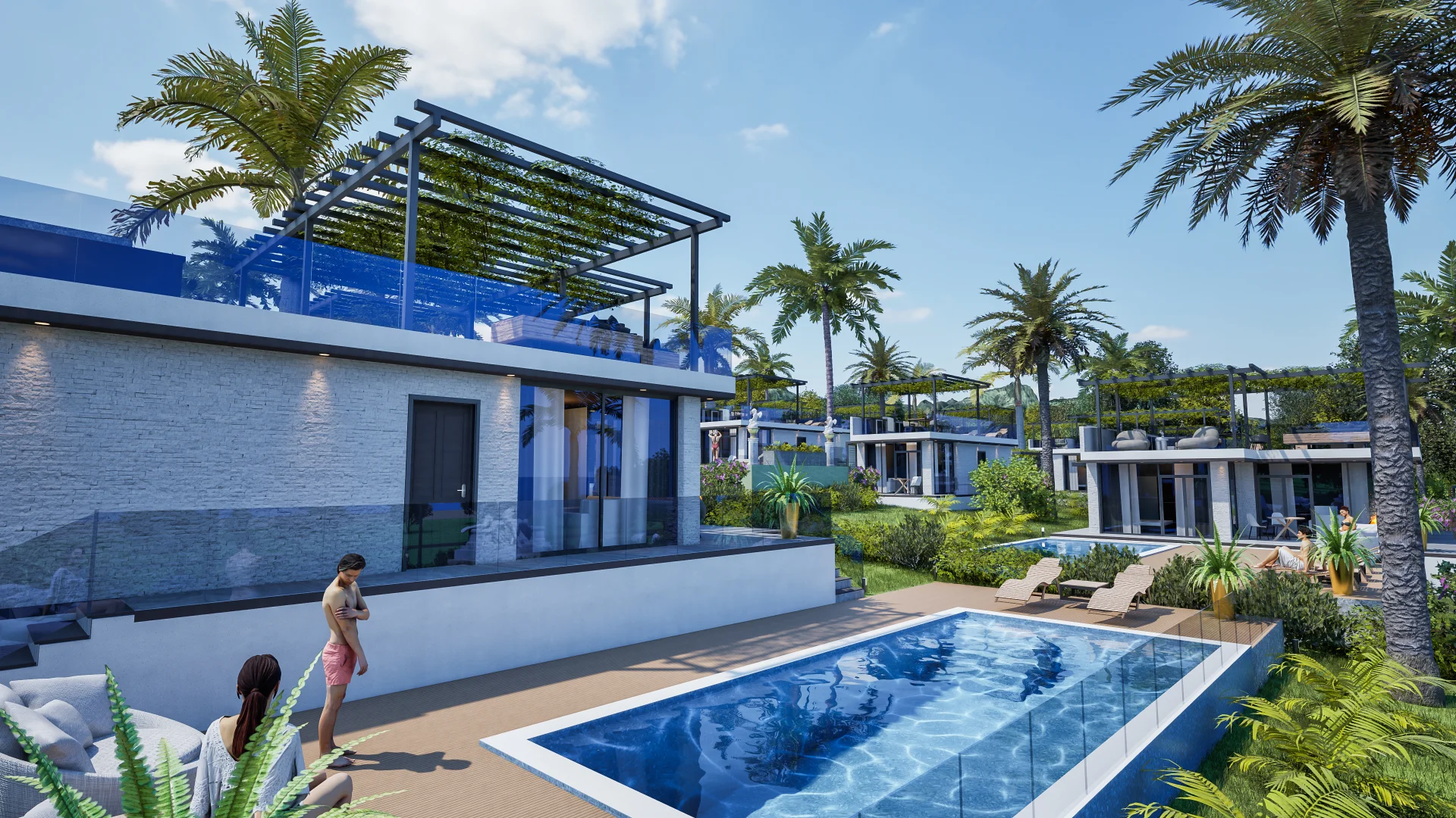 Resort Da Vinci Mountainside in Karaagac, Esentepe Nordzypern kaufen - Luxusimmobilie Mittelmeer Investment