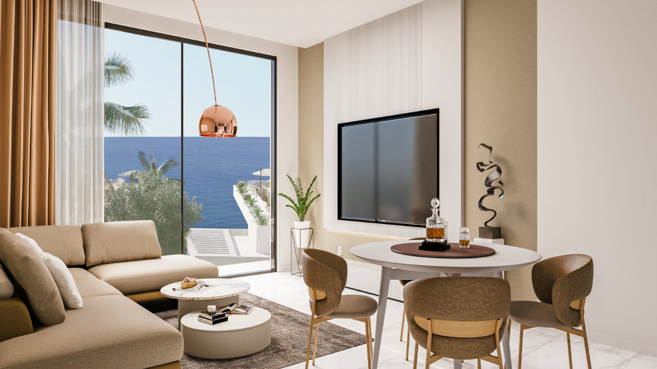 Apartment Natulux Küçükerenköy Nordzypern - Luxusimmobilie kaufen Nordzypern Immobilien Investment