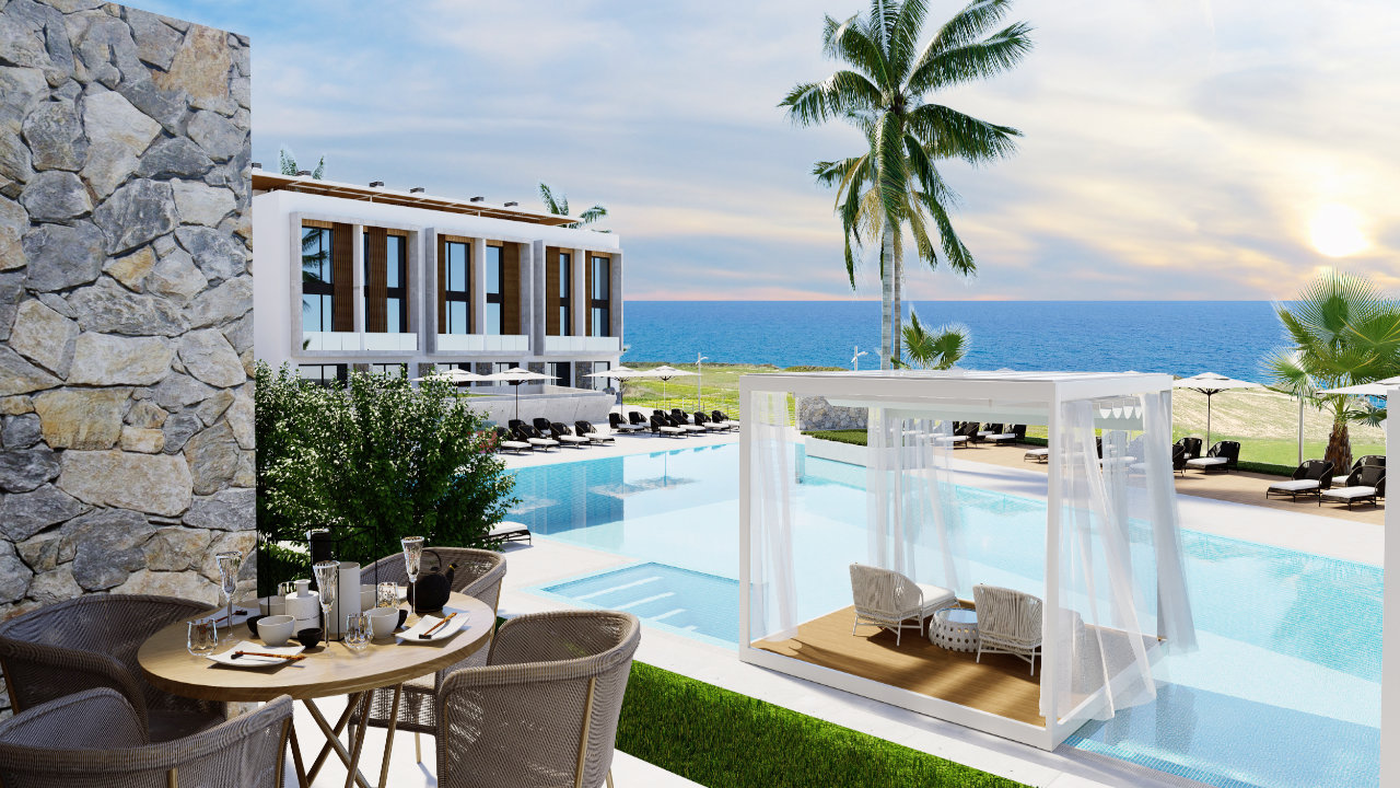 Apartment Natulux Küçükerenköy Nordzypern - Ferienhaus Kapitalanlage Immobilien Investment