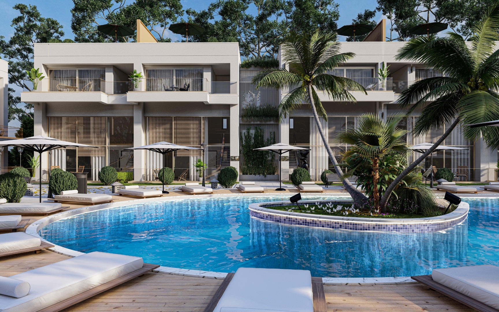 nordzypern-immobilien long-beach - albatros apartment iskele mit pool nordzypern-immobilien long-beach iskele - albatros apartment ferienimmobilie mit pool und palmen