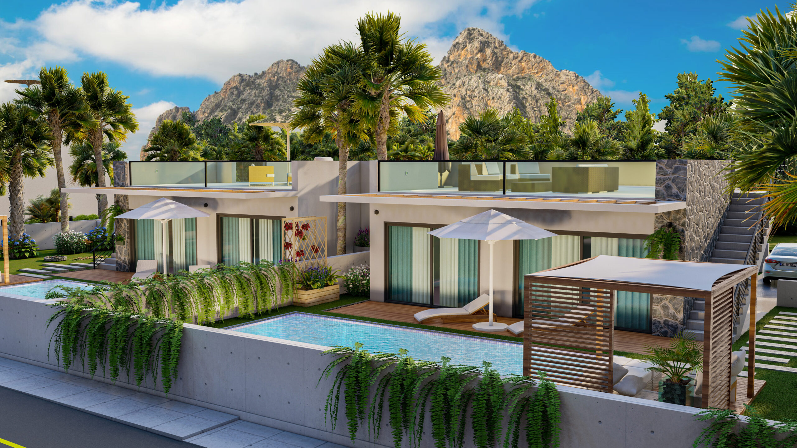 Apartment Phuket Health Resort Esentepe Nordzypern - Ferienhaus Kapitalanlage Immobilien Investment