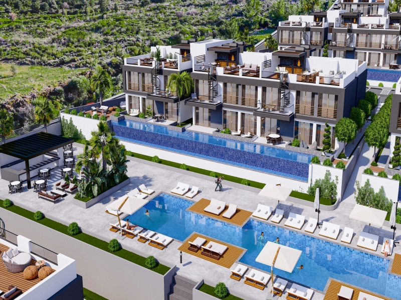 Apartment Spectra Lapta Nordzypern - Meerblick Apartment Mittelmeer Immobilien Investment