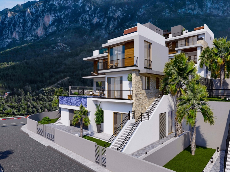 Apartment Spectra Lapta Nordzypern - Villa mit Pool kaufen Immobilien Investment