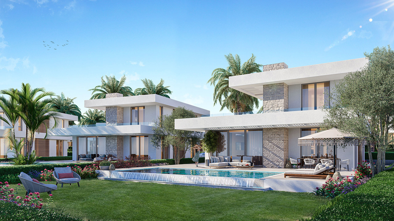 Villa Wonder Stones Village Esentepe Nordzypern - Meerblick Apartment Mittelmeer Immobilien Investment